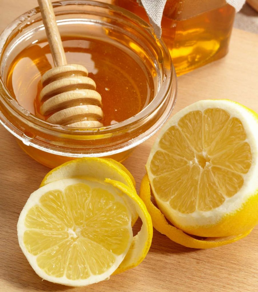 Lemon and honey